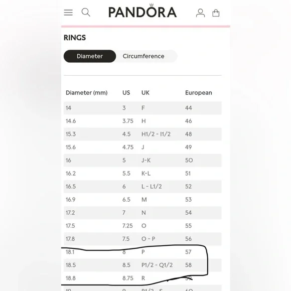 Pandora Sparkling Double Halo Ring - Stackable Ring for Women size 8.5 - Picture 7 of 8